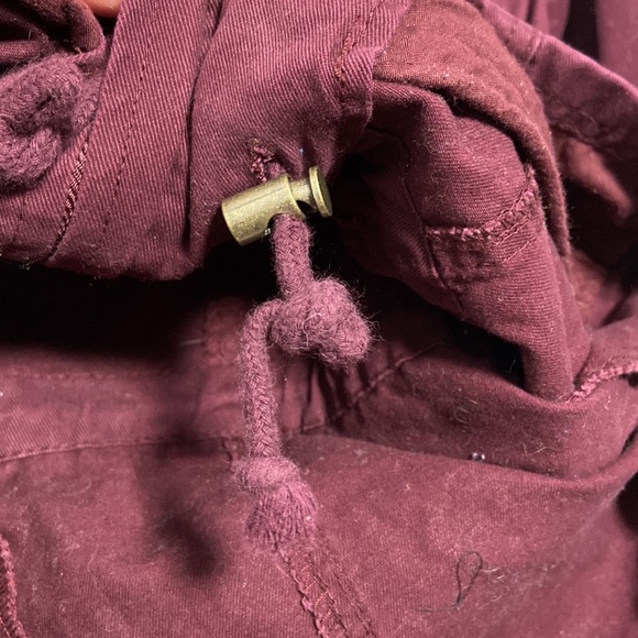 Maroon utility jacket - Picture 6 of 7